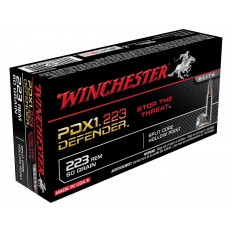 Winchester PDX1 Defender Self Defense .223 Remington 60 Gr. Bonded Jacketed Hollow Point S223RPDB