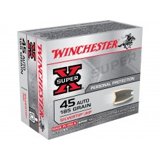 Winchester Super-X .45 ACP 185 Gr. Silvertip Hollow Point X45ASHP2