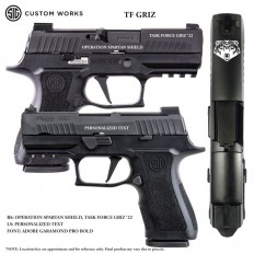 MF GRIZ SIG SAUER Commemorative Pistol- P320 X-Compact Black (320XC-9-BXR3-R2)