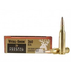 Federal Premium Vital-Shok .260 Remington 140 Gr. Sierra GameKing Boat Tail- Box of 20