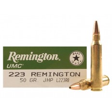 Remington UMC .223 Remington 50 Gr. Jacketed Hollow Point- Box of 20