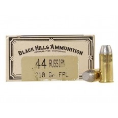 Black Hills Cowboy Action .44 Russian 210 Gr. Lead Flat Point- Box of 50