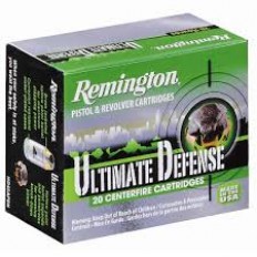 Remington HD Ultimate Defense .45 ACP 230 Gr. Brass Jacketed Hollow Point- Box of 20