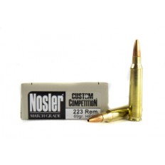 Nosler Match Grade .223 Remington 69 Gr. Custom Competition Match- Box of 20