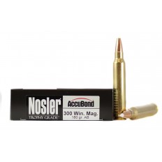 Nosler Trophy Grade .300 Winchester Magnum 180 Gr. AccuBond- Box of 20