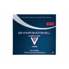 CCI Shotshell .22 Winchester Magnum Rimfire (WMR) 52 Gr. #12 Shot Shotshell- Box of 20