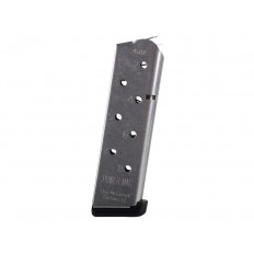 Chip McCormick Power Mag 1911 Government/ Commander .45 ACP 8-Round Magazine with Base Pad- Stainless Steel