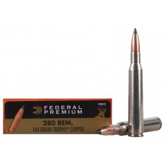Federal Premium Vital-Shok .280 Remington 140 Gr. Trophy Copper Tipped Boat Tail- P280TC2