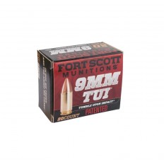 Fort Scott Munitions 9mm Luger 115 Gr. Solid Copper Spun- 9mm-115-SCV