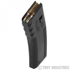 Troy Industries Battlemag AR-15 .223 Remington 30-Round Magazine- Polymer- Black- 3 Pack