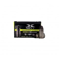 NovX Engagement Extreme .40 S&W 88 Gr. Poly Copper Fluted Round Nose- Lead-Free- 40EESS-20