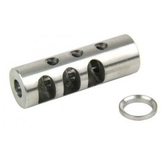 AR15 .223/.556 Full Size Muzzle Brake 1/2"x28 Thread with Crush Washer- Stainless Steel