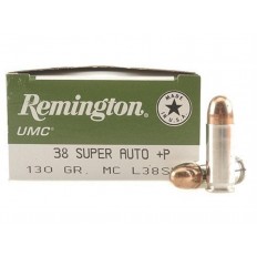 Remington UMC .38 Super + P 130 Gr. MC - Box of 50