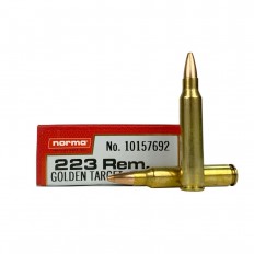 Norma Golden Target Match .223 Remington 69 Gr. Hollow Point Boat Tail- 10157692