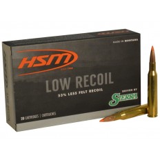 HSM Low Recoil 270 Winchester 130 Gr. Sierra Tipped Spitzer Boat Tail- -270-14-N