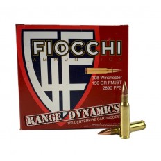 Fiocchi Range Dynamics .308 Winchester 150 Gr. Full Metal Jacket- 308ARD