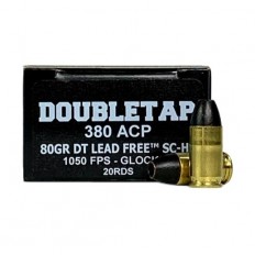 Doubletap .380 ACP 80 Gr. Barnes TAC-XP Hollow Point- Lead Free- 380A80X