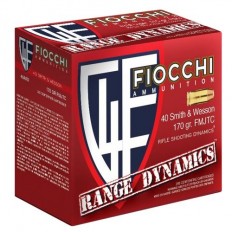 Fiocchi Shooting Dynamics .40 S&W 170 Gr. Full Metal Jacket Truncated Cone-40ARD