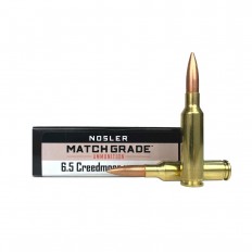 Nosler Match Grade 6.5 Creedmoor 140 Gr. Custom Competition Hollow Point Boat Tail- 