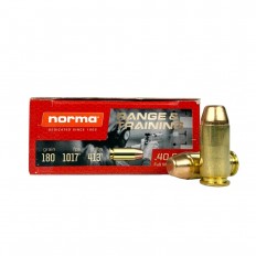 Norma Range & Training .40 S&W 180 Gr. Full Metal Jacket-520740050