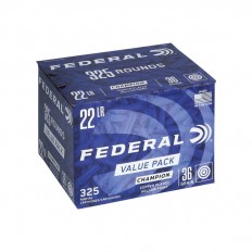 Federal Champion .22 Long Rifle High Velocity 36 Gr. Copper Plated Hollow Point-725