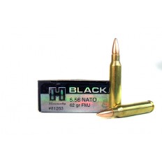 Hornady Black 5.56x45mm NATO 62 Gr. Full Metal Jacket- 81263
