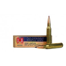 Hornady Match .338 Lapua Magnum 285 Gr. ELD Match- 82300