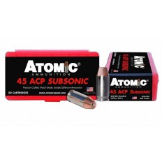 Atomic .45ACP 250 Gr. Bonded Hollow Point- Subsonic-A00439