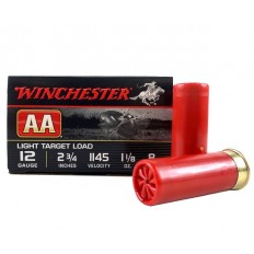 Winchester AA Light Target Load 12 Gauge 2-3/4" 1-1/8oz #8 Shot- AA128