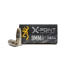 Browning X-Point Defense 9mm Luger 147 Gr. X-Point Hollow Point- B191700092