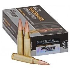 SIG SAUER Elite Performance Match Grade .308 Winchester 175 Gr. OTM- E308M2