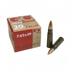Global Ordnance 7.62x39mm 122 Gr. Full Metal Jacket Steel Case- GBO850003223230
