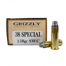 Grizzly .38 Special 158 Gr. Cowboy Action Semi-Wadcutter- GC38SP7