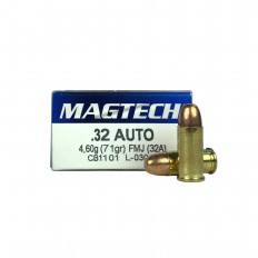 Magtech .32 ACP 71 Gr. Full Metal Jacket- 32A