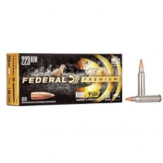 Federal Premium .223 Remington 55 Gr. Nosler Ballistic Tip Varmint- P223F