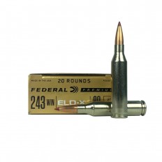 Federal Premium .243 Winchester 90 Gr. Hornady ELD-X Polymer Tip- P243ELDX1