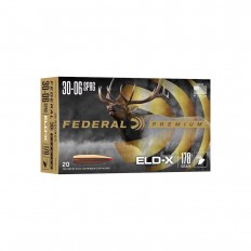 Federal Premium .30-06 Springfield 178 Gr. Hornady ELD-X Polymer Tip- P3006ELDX1