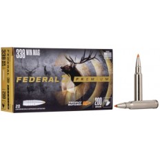 Federal Premium .338 Winchester Magnum 200 Gr. Trophy Bonded Tip- P338TT2