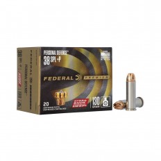 Federal Premium Personal Defense .38 Special +P 130 Gr. Hydra-Shok DEEP Jacketed Hollow Point- P38HSD1