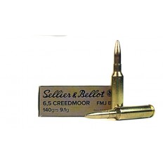 Sellier & Bellot Tactical 6.5 Creedmoor 140 Gr. Full Metal Jacket Boat Tail- SB65A