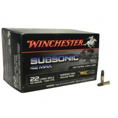 Winchester Subsonic 42 Max .22 Long Rifle 42 Gr. Hollow Point- W22SUB42U