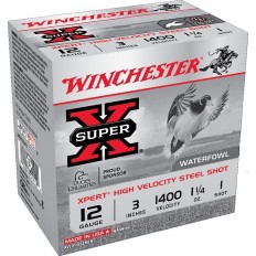 Winchester Super-X High Velocity 12 Gauge 3" 1-1/4oz #1 Steel Shot- WEX123H1