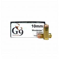 G9 Defense 10mm Auto 145 Gr. Woodsman Solid Copper- Lead Free- WM-10MM-145A