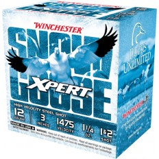 Winchester Xpert Snow Goose 12 Gauge 3" 1-1/4 oz #1 & #2 Non-Toxic Steel Shot- WXS12312