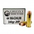 Grizzly .44 Magnum 240 Gr. High Performance Handgun Jacketed Hollow Point- GC44M5