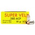 Super Vel Pocket Rocket .380 ACP +P 80 Gr. Solid Copper Hollow Point- Box of 20 SV38080-20