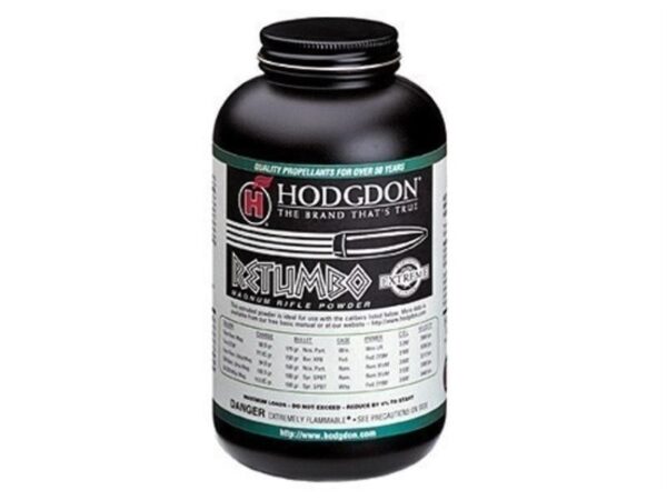 Hodgdon Retumbo Smokeless Powder- 1 Lb. (HAZMAT Fee Required)- HRET1