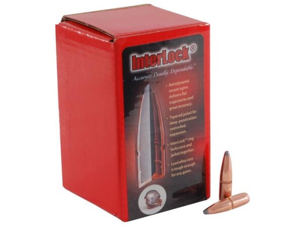 Hornady Bullets .243 Caliber and 6mm (.243 Diameter) 100 Gr. InterLock Boat Tail Spire Point- Box of 100- 2453