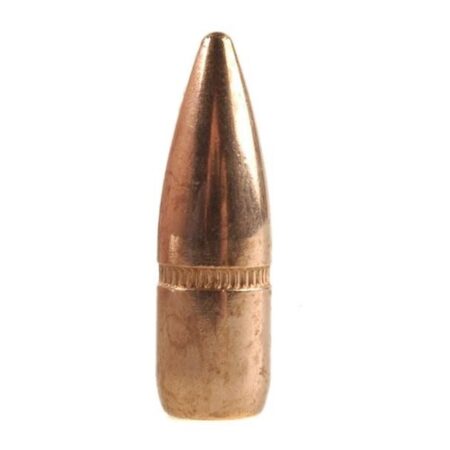 Hornady Bullets .22 Caliber (.224 Diameter) 55 Gr. Full Metal Jacket Boat Tail with Cannelure- Box of 100- 2267