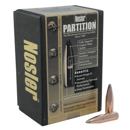 Nosler Bullets 7mm (.284) 150 Gr. Spitzer Partition- Box of 50- 16326